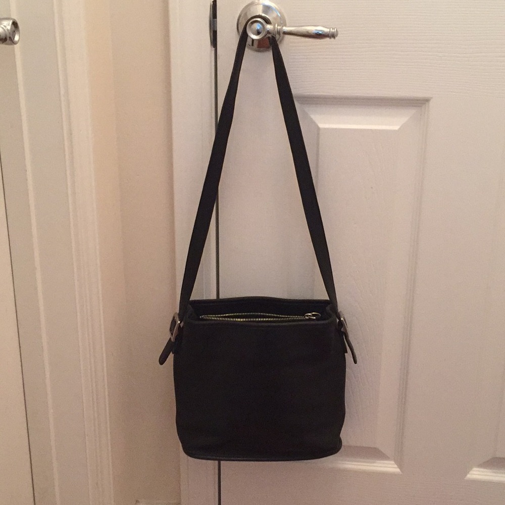 Coach Vintage Leather Multi Pocket Bucket Bag 6010